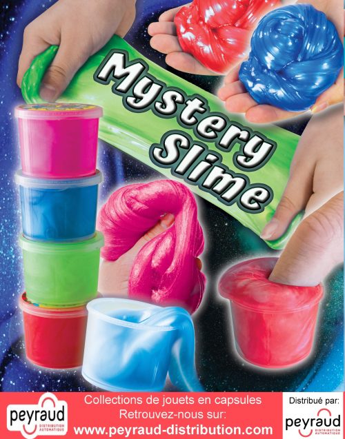 jouet en capsule mystery slime