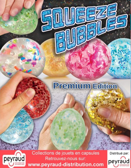 jouet en capsule squeeze bubbles