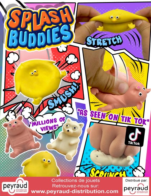 jouet représentant des petits animaux à malaxer