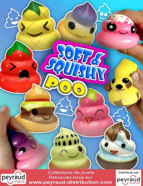 jouets squishies en forme de déjecton mignonne