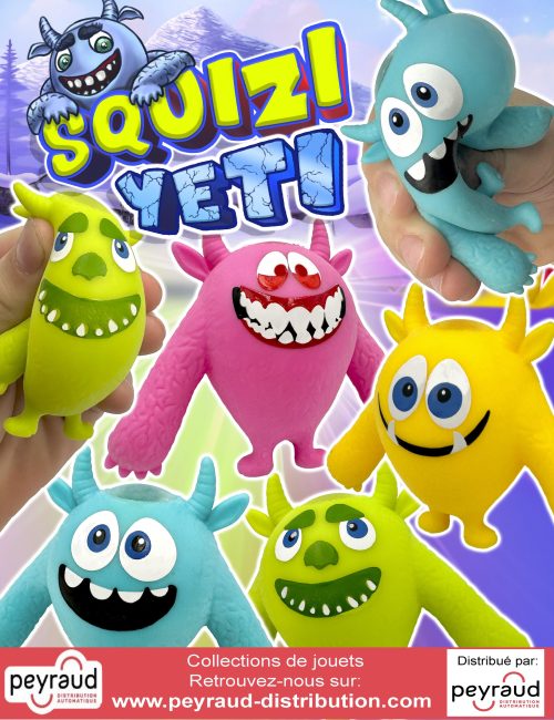 jouets en forme de yétis aux grands bras