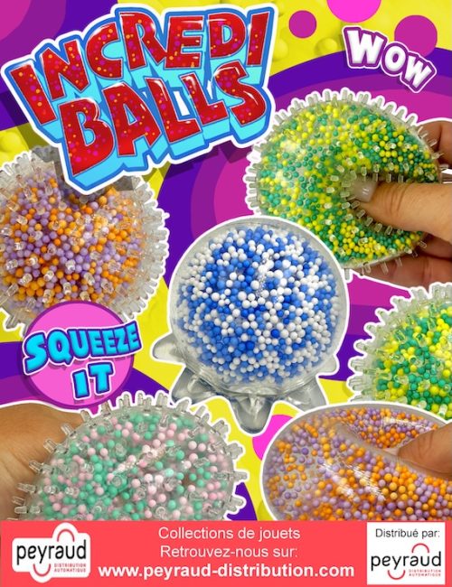 jouets pour capsules : Incredi Balls