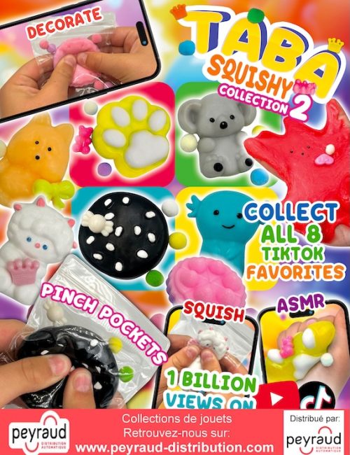 jouets pour capsules : Taba squishy collection 2