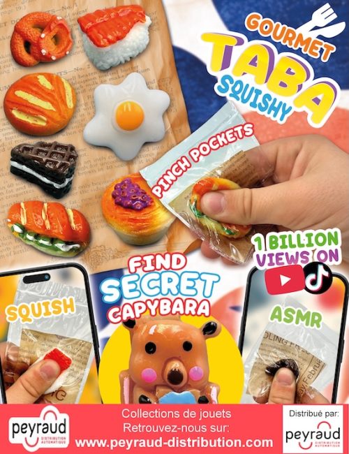 jouets pour capsules : Taba squishy gourmet