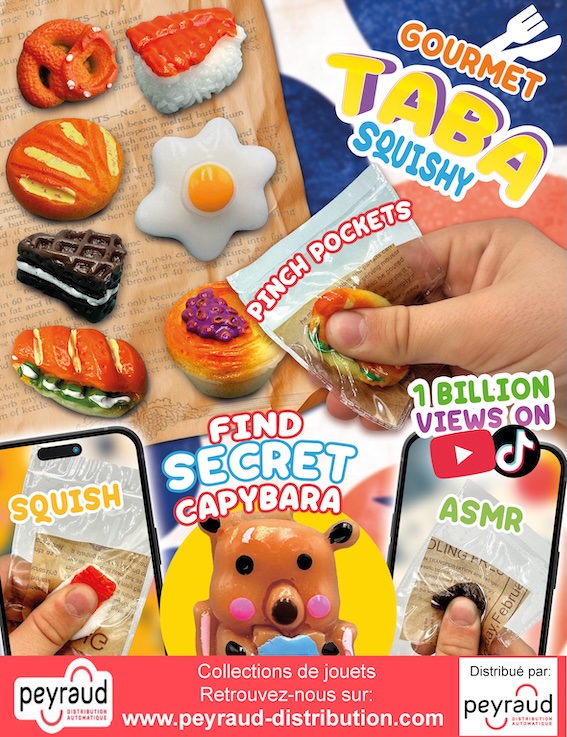 jouets pour capsules : Taba squishy gourmet