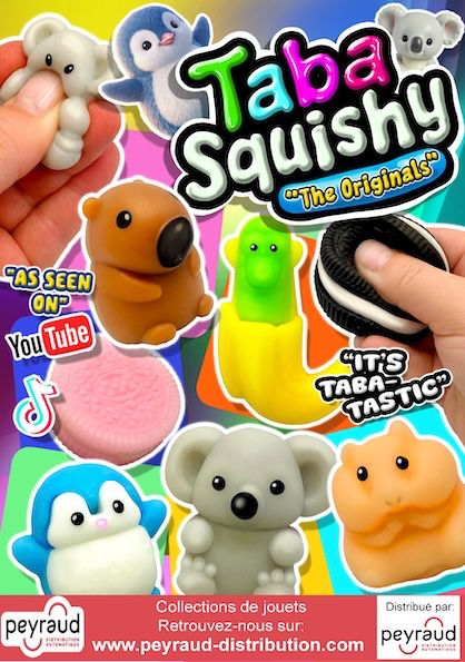 jouets pour capsules : Taba Squishy the Originals