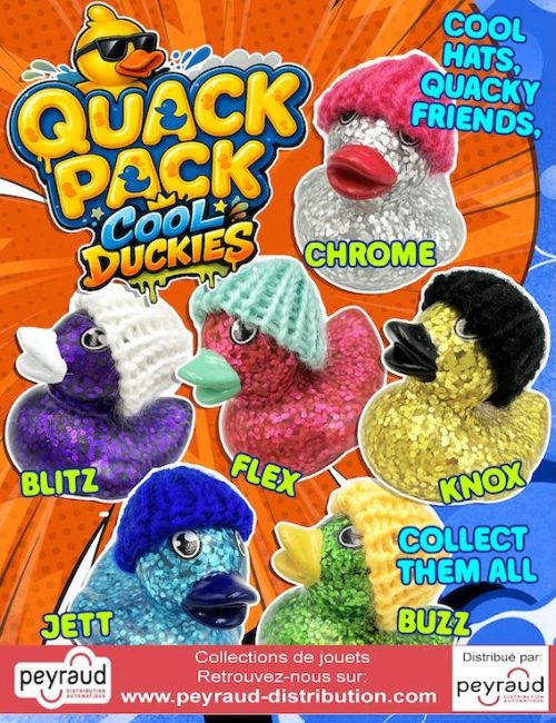 jouets pour capsules : Quad Pack Cool Duckies