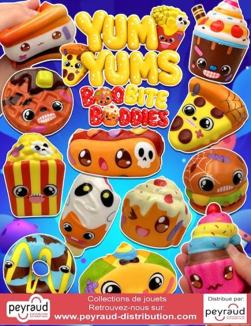jouets pour distributeurs de capsules : Yum Yums Boo Bite Buddies