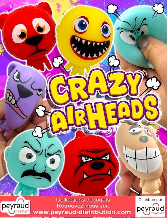 jouets pour capsules : Crazy Airheads