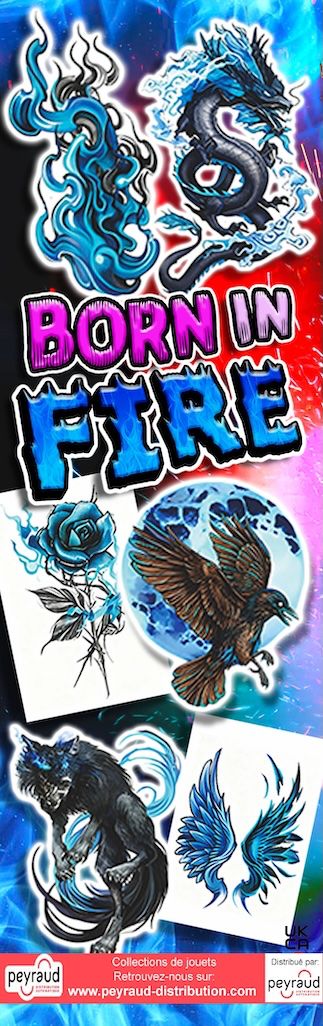 tatouages ephemeres born in fire