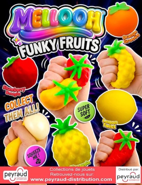 jouets pour capsules : Melloow Funky Fruits