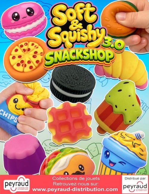 jouets pour capsules : Soft & Squishy 3.0 Snackshop