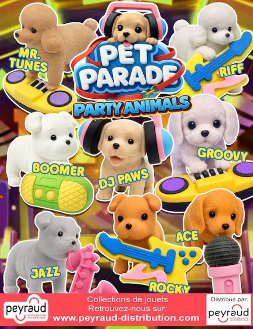 jouets pour capsules : Pet Parade Party Animals
