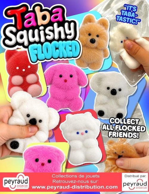 jouets pour capsules : Taba Squishy Flocked