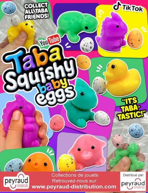 jouets pour capsules : Taba Squishy Baby Eggs